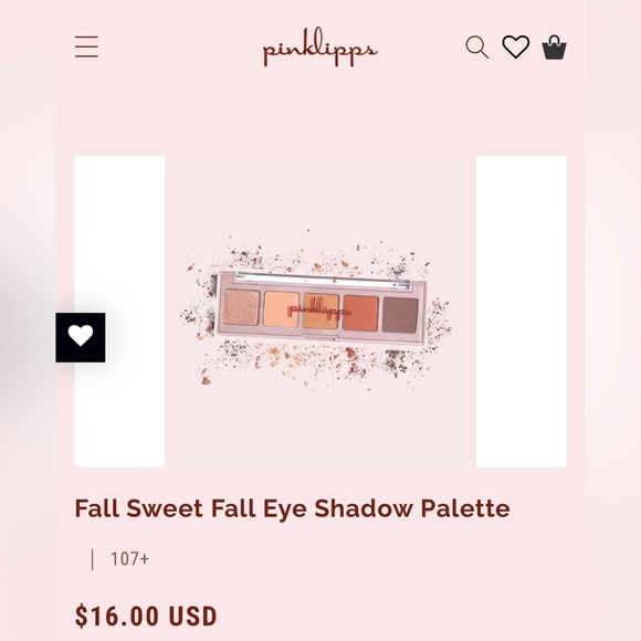 NIB Pinklipps Fall Sweet Fall Eye Shadow Palette - Picture 2 of 5